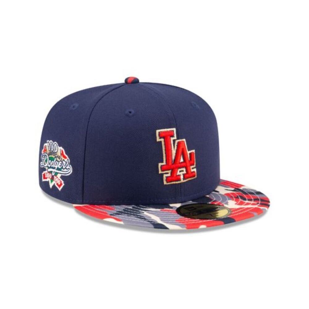 Los Angeles DODGERS 100th Year MLB Ohtani 5950 Team Hat Cap NEW Fast Ship - Picture 6 of 9